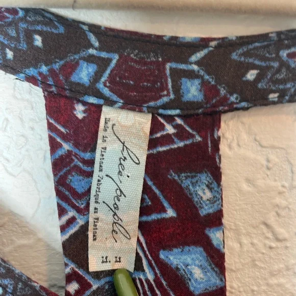 Free People Sundown Babydol Mini Dress Sz M - Picture 5 of 6